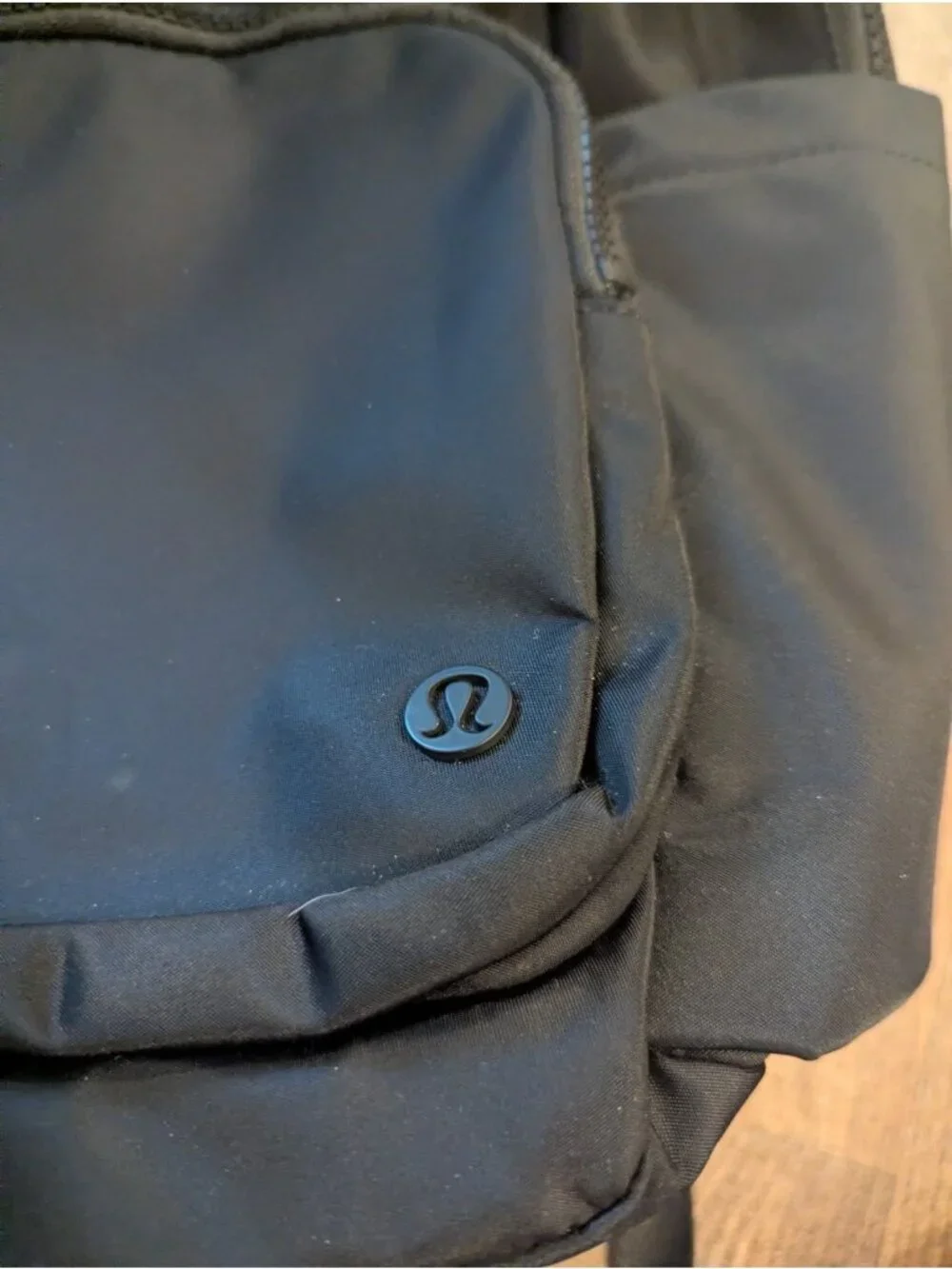 Lululemon Detroit Pistons Basketball Black Backpack Embroidered Nba